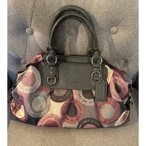 Coach Ashley Snap Head Satchel Handbag C1176-F15451 - Picture 1 of 12